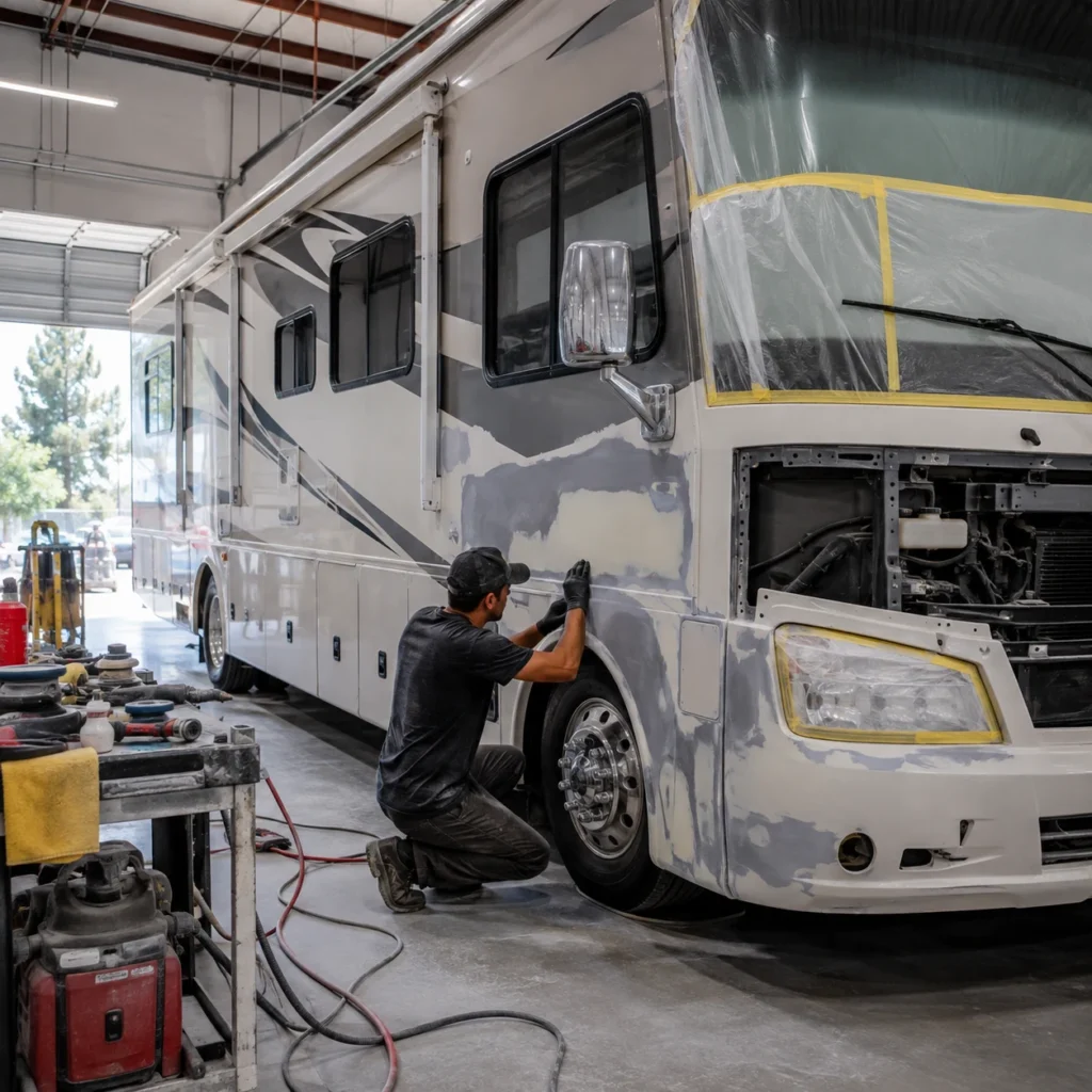 RV Exterior Painting Santa Ana