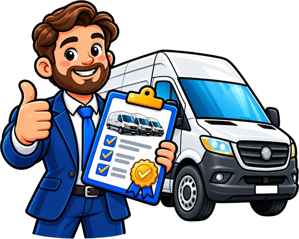 Commercial fleet account manager with vehicle service contract