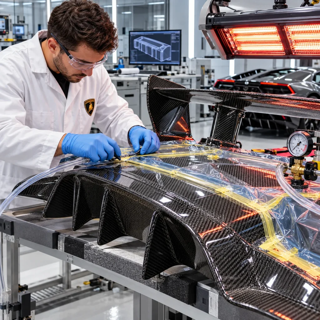 Carbon Fiber Composite Supercar Body Repair