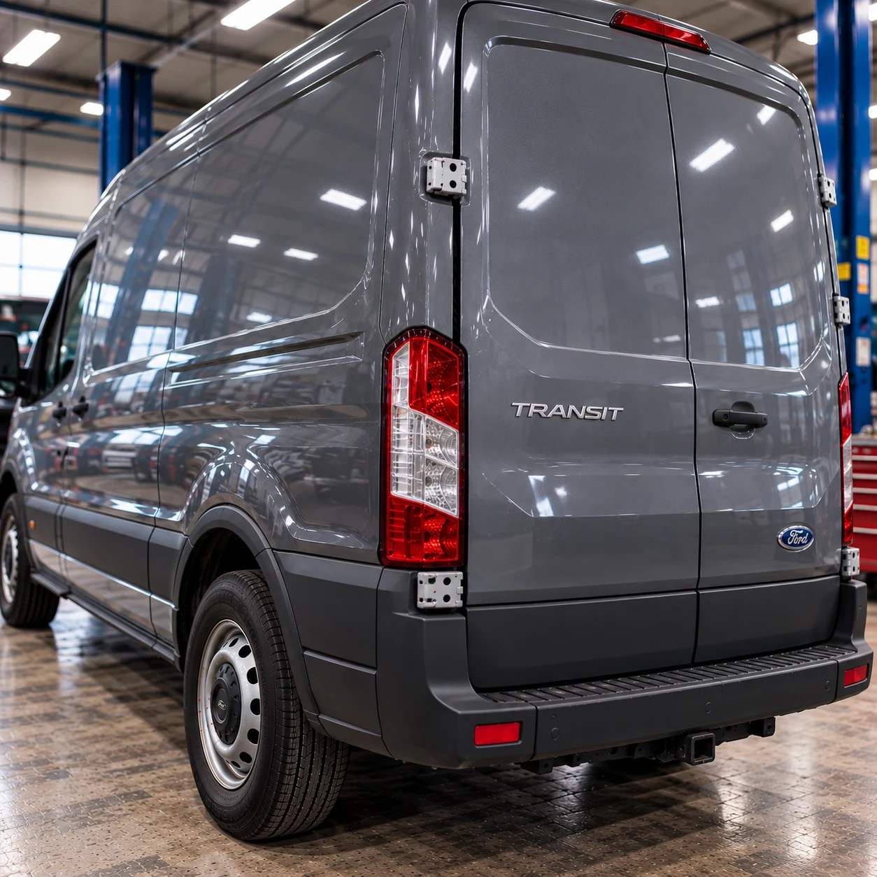Ford Transit After Rear Collision Repair