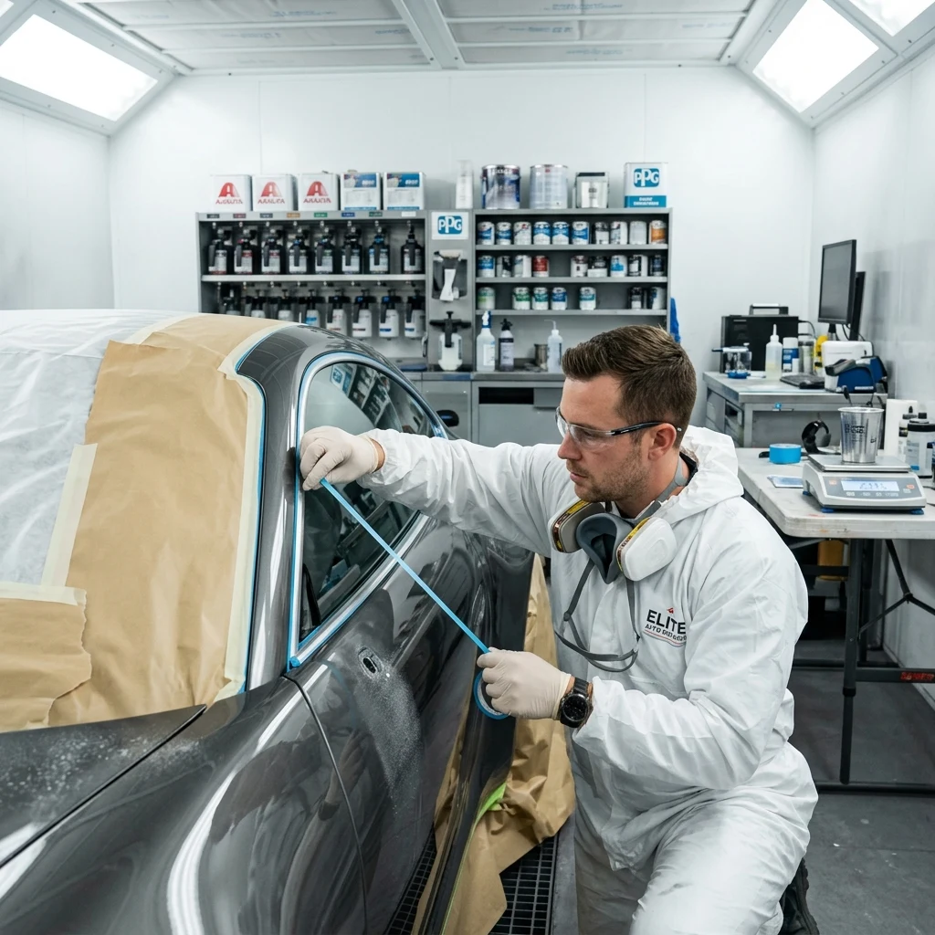 Automotive Paint Prep and Masking Garden Grove CA
