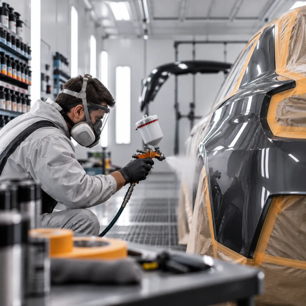 Climate-Controlled Spray Paint Booth - Magic Auto Center Santa Ana