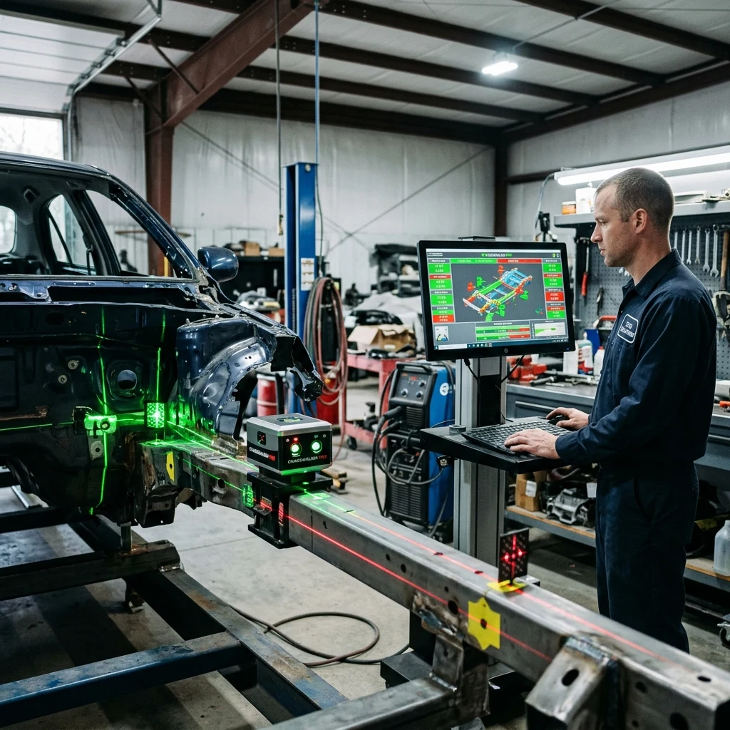 Computerized Laser Frame Measuring Orange CA