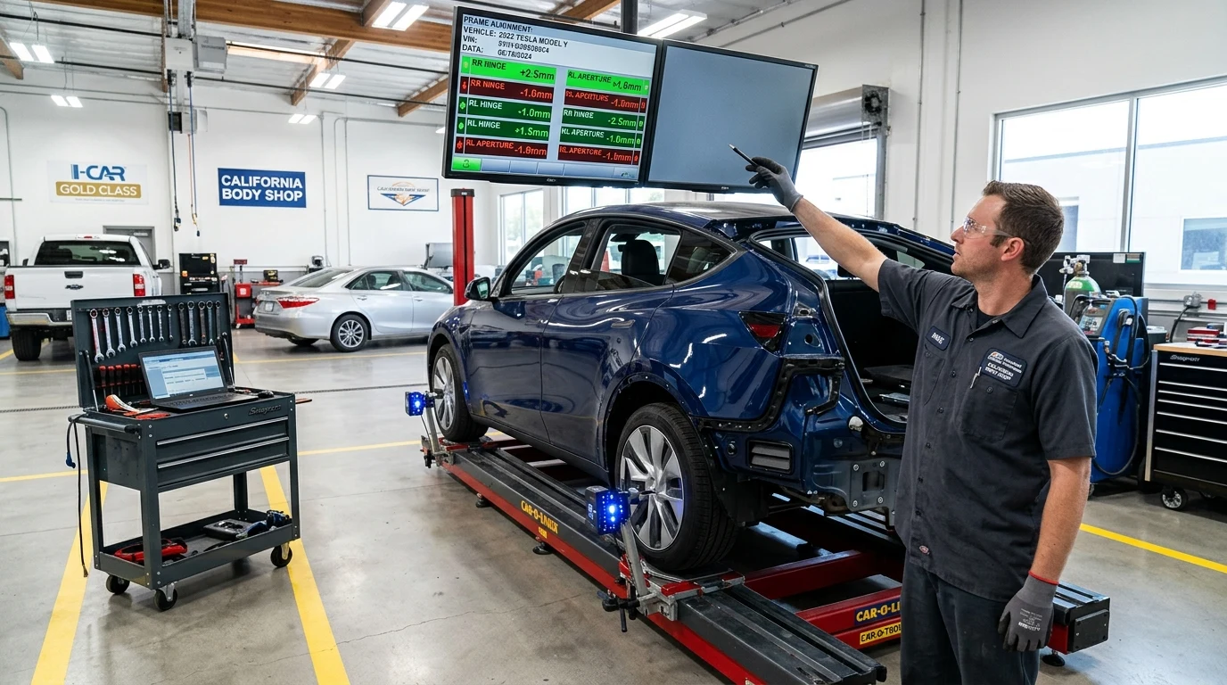 Laser Guided Frame Straightening & Unibody Alignment